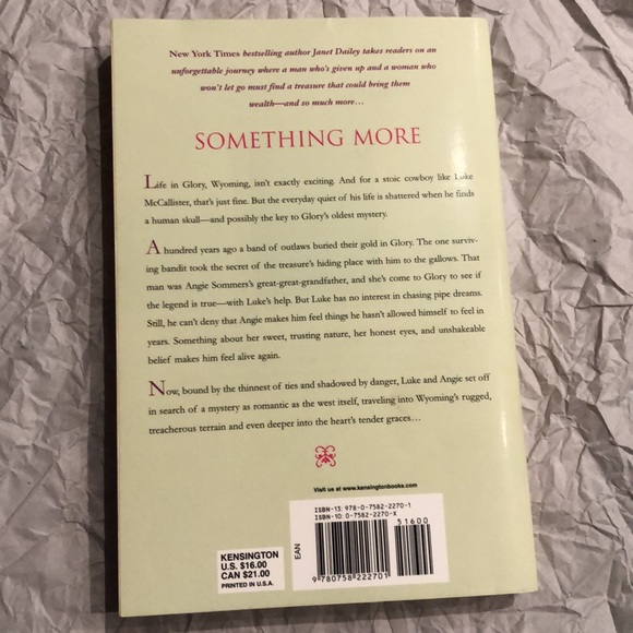 ⭐️5 for $15⭐️ Something More by Janet Dailey | Book - Picture 2 of 2